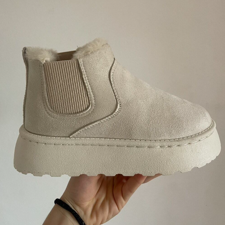 Bonvive | Warm Winter Boots, Fuzzy Lining, Non-Slip Thick Sole, For Women