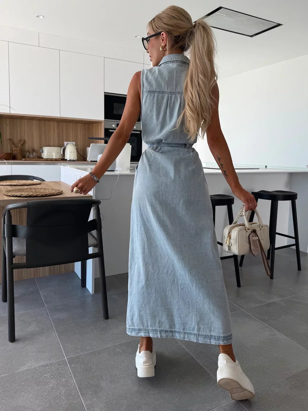 Bonvieve | Summer Denim Dream Dress