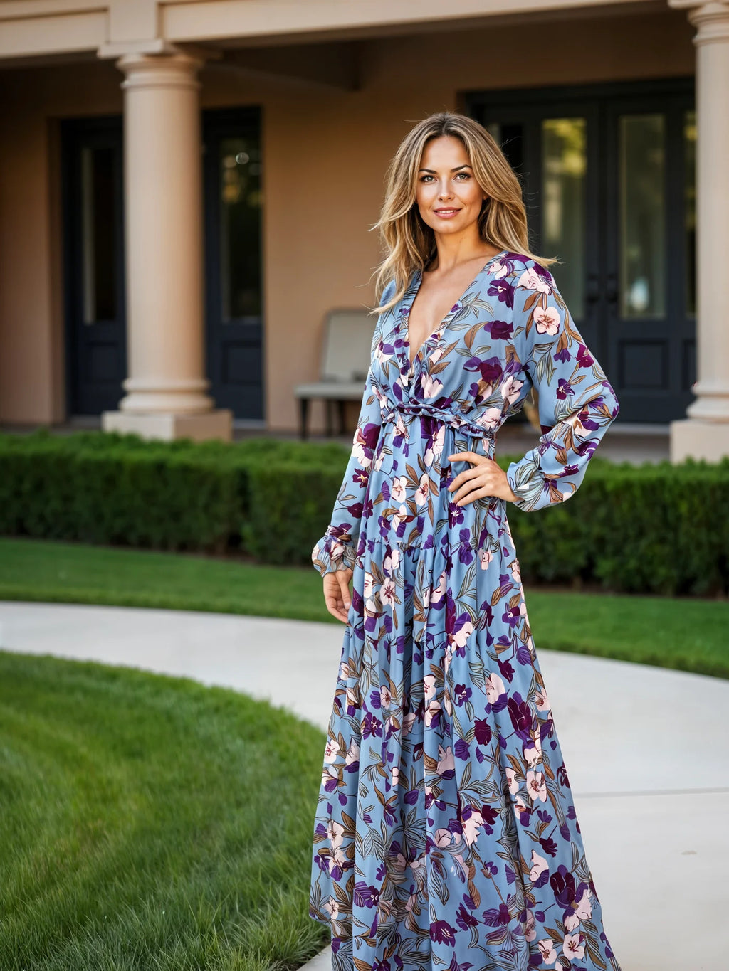 Bonvieve | Summer Boho Floral Dress