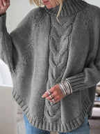 Women's Vintage-inspired Cable Sweater