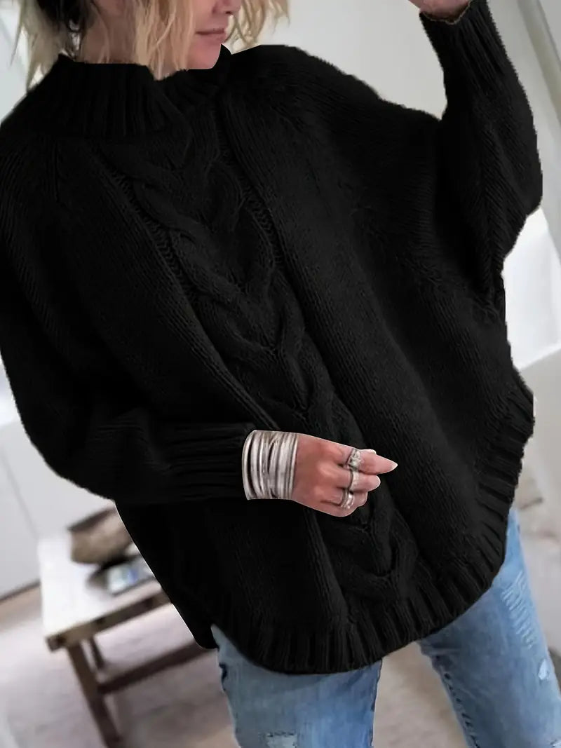 Women's Vintage-inspired Cable Sweater