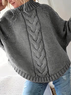 Women's Vintage-inspired Cable Sweater
