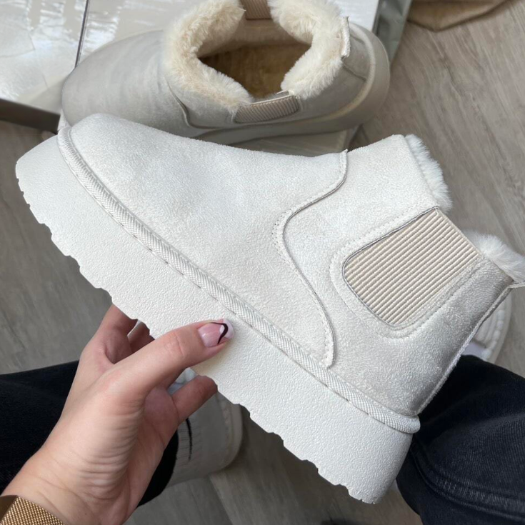 Bonvieve | Warm Winter Boots for Women – Fuzzy Lining, Anti-Slip Thick Sole