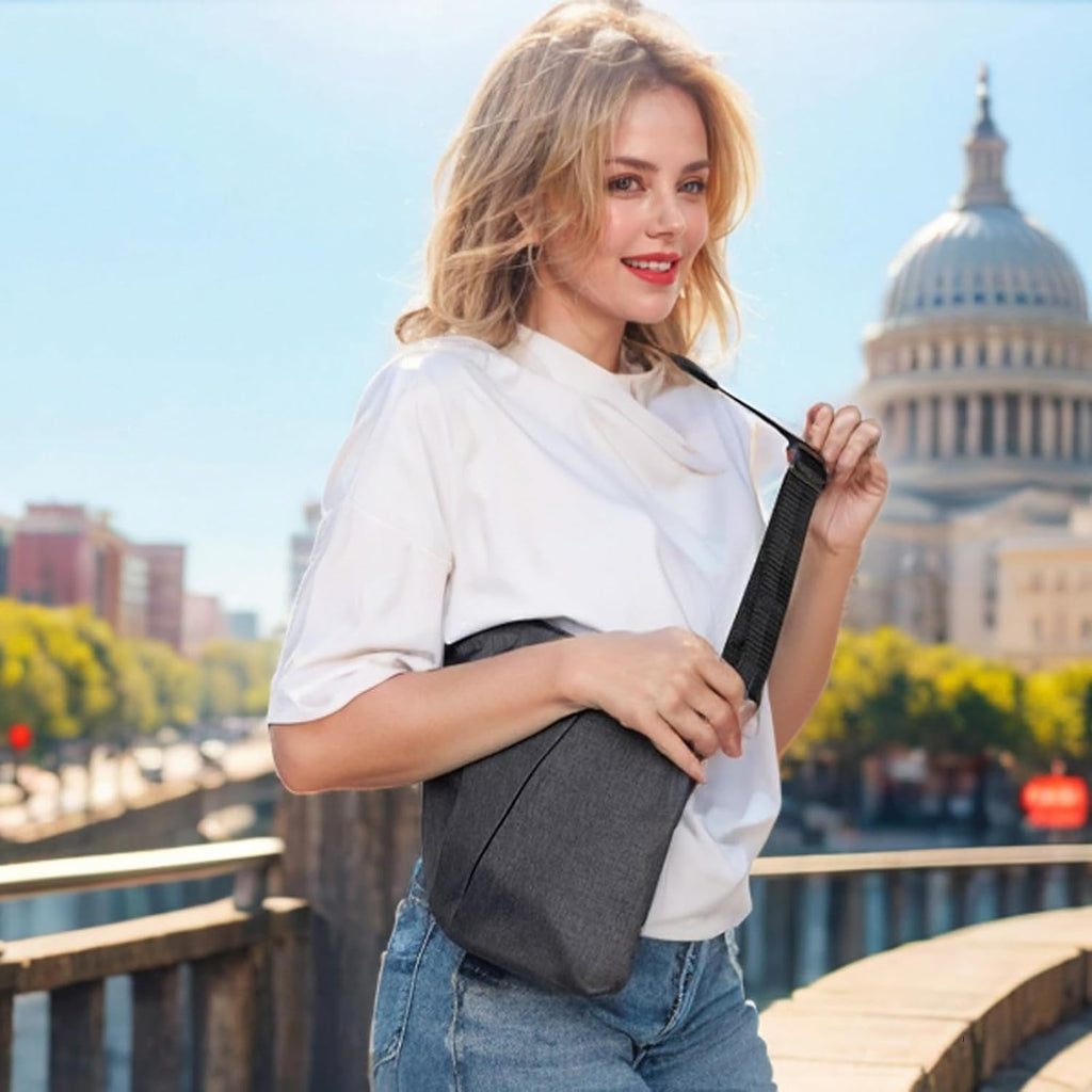 Bonvive | Anti-Theft Crossbody Shoulder Bag – Safe &amp; Stylish Bag for Travel, Work, and Sports 
