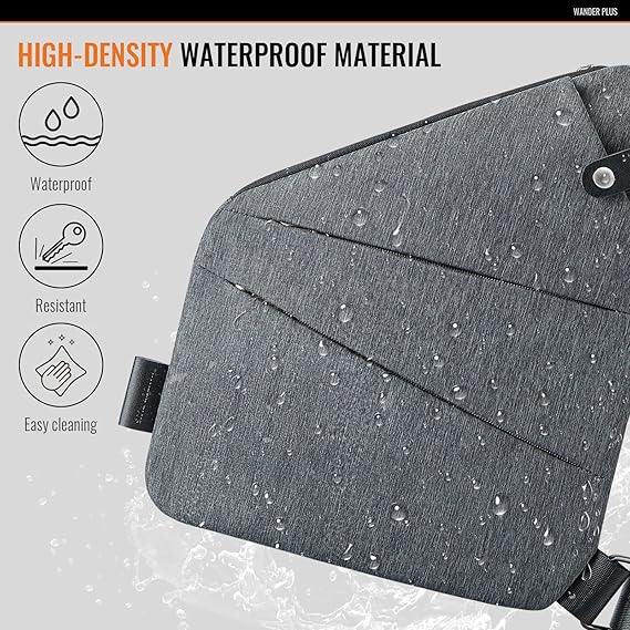 Bonvieve | Anti-Theft Crossbody Shoulder Bag – Secure & Stylish Bag for Travel, Work, and Sports