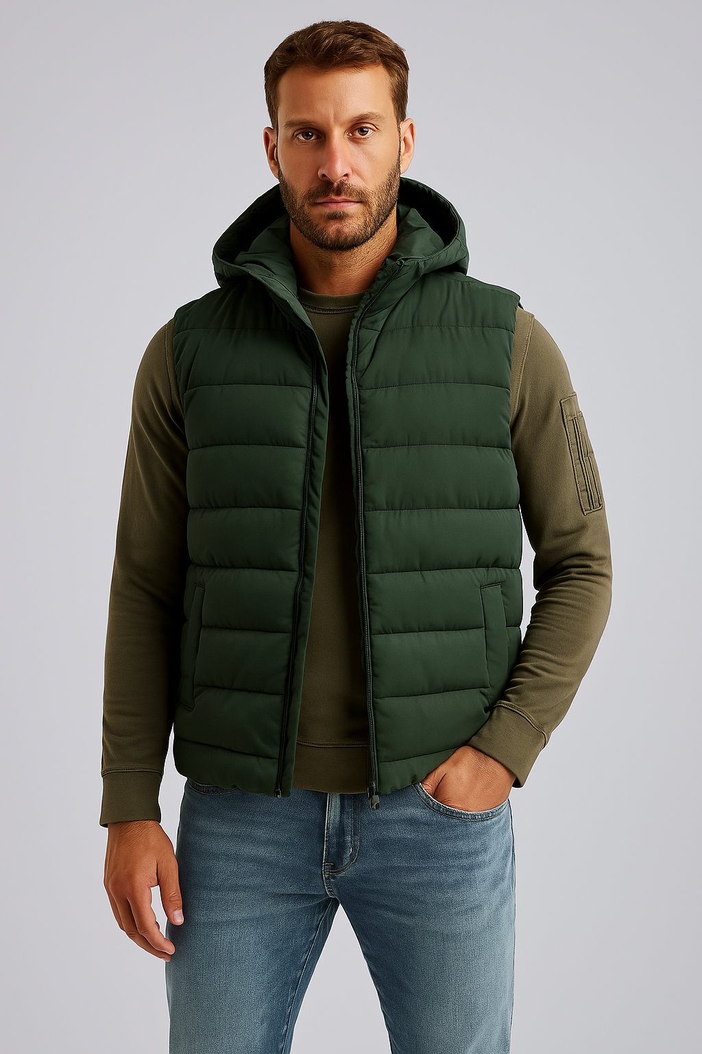 Bonvieve | Heren Bodywarmer – Stijlvolle Warmte en Comfort