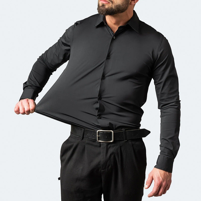 Bonvive | Anti-Wrinkle Stretch Shirt/Shirt