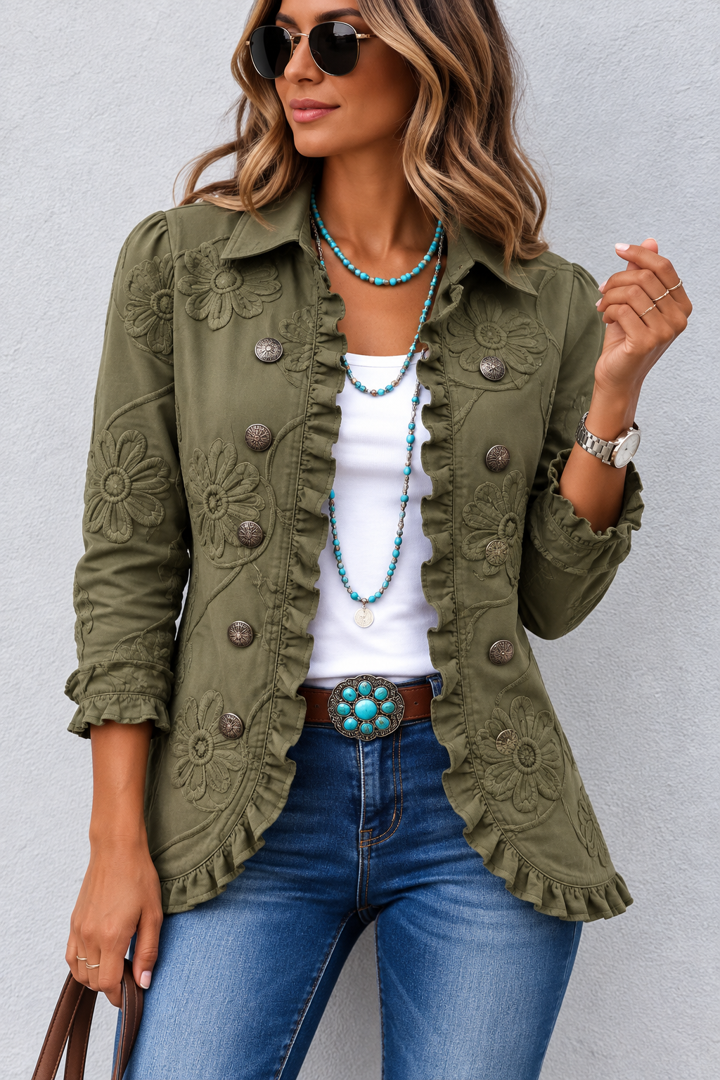 Elara™ Embroidered Jacket