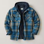 Stylish Patchwork Plaid Jacket – Hip &amp; Warm