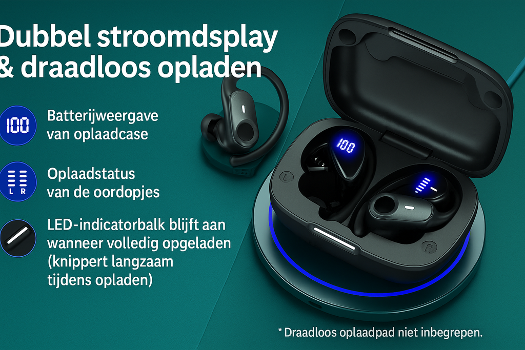 GOLREX GymPro Sports Earphones – Wireless, Comfortable &amp; Powerful Sound