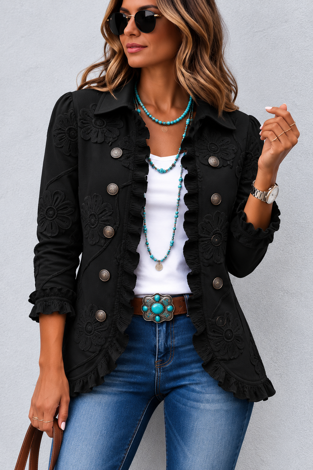 Elara™ Embroidered Jacket
