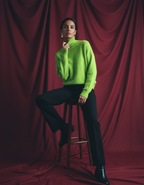 Warm Women's Knitted Sweater - Soft Turtleneck Pullover for Fall &amp; Winter