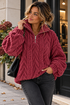 Isabelle | Cosy Zip-Neck Jumper