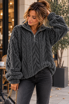 Isabelle | Cosy Zip-Neck Jumper