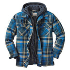 Stylish Patchwork Plaid Jacket – Hip &amp; Warm