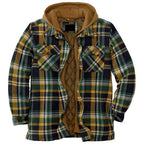 Stylish Patchwork Plaid Jacket – Hip &amp; Warm