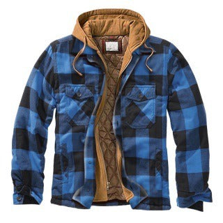 Stylish Patchwork Plaid Jacket – Hip &amp; Warm