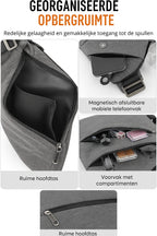 Bonvive | Anti-Theft Crossbody Shoulder Bag – Safe &amp; Stylish Bag for Travel, Work, and Sports 