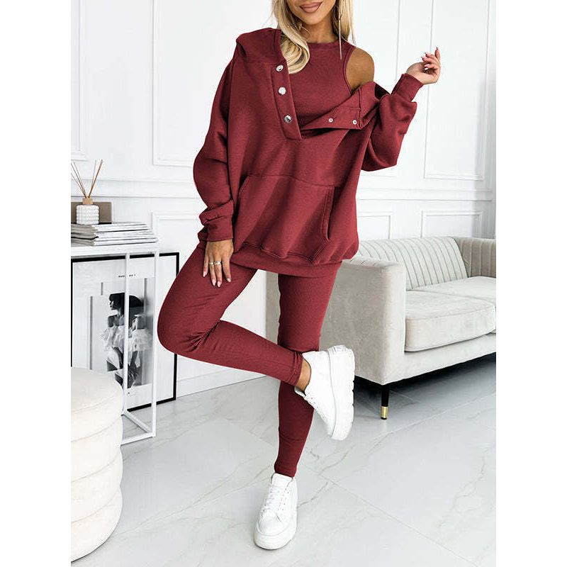 Bonvive | Cozy 3-piece Hoodie Set 