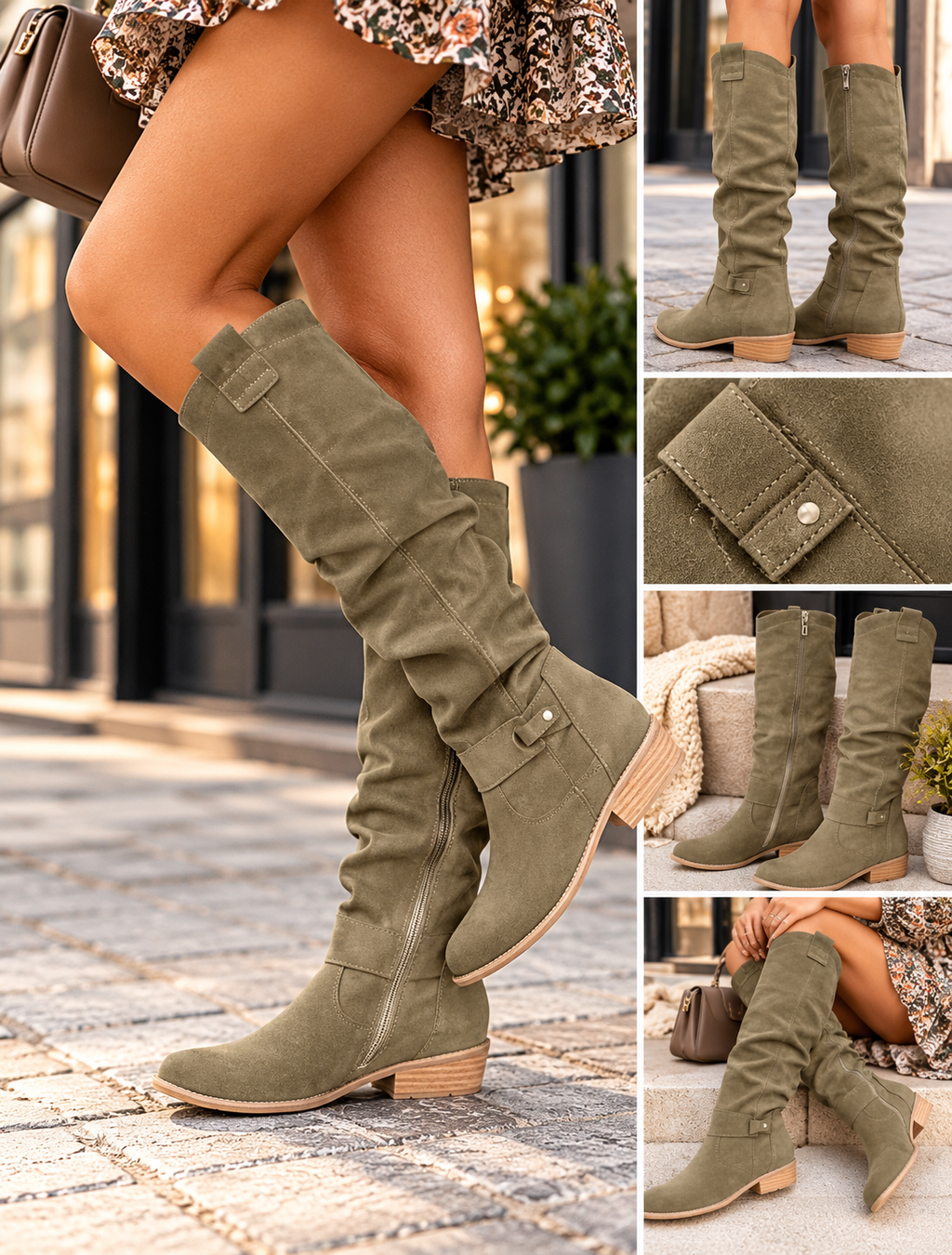 Elegant Knee-High Boots