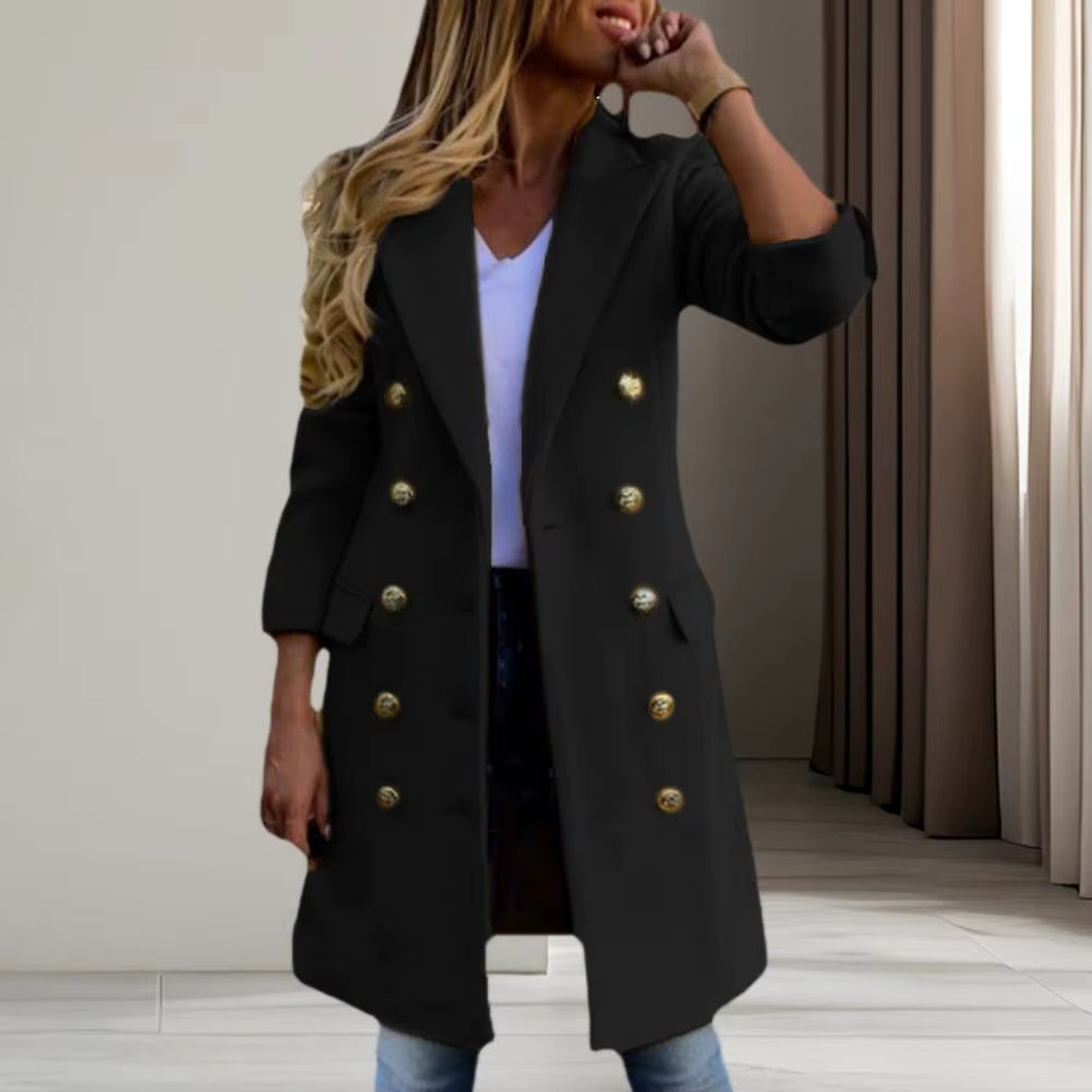 Winter Women's Sturdy Overcoat - Warm &amp; Elegant