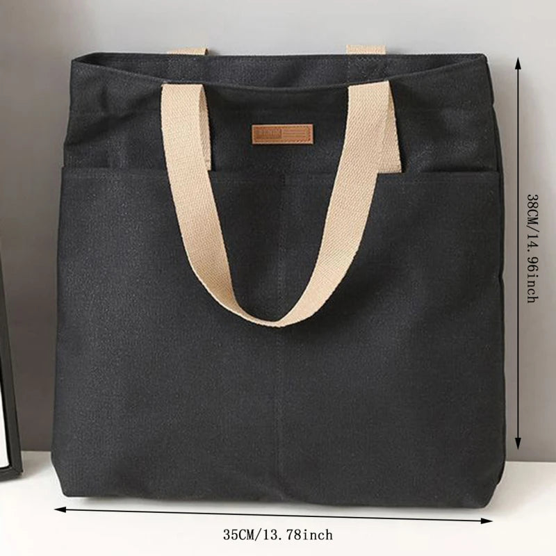 Bonvive | Women's Canvas Tote Bag
 Large Capacity | Stylish Design | Practical &amp; Convenient | Refined Appearance