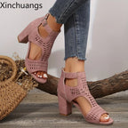 Bonvive | Summer Women's Wedge Sandals – Stylish Open Toe &amp; All-Day Comfort 