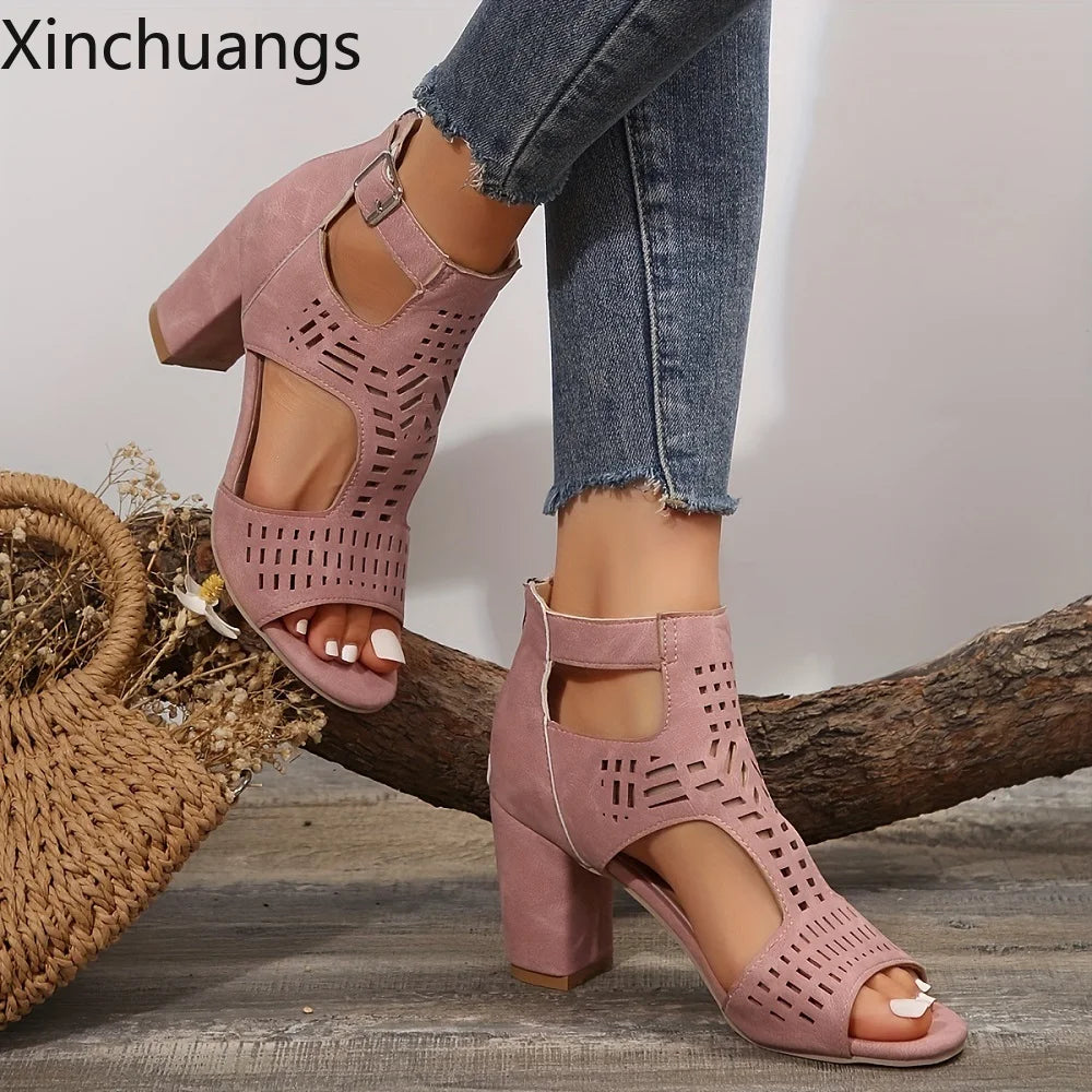 Bonvive | Summer Women's Wedge Sandals – Stylish Open Toe &amp; All-Day Comfort 