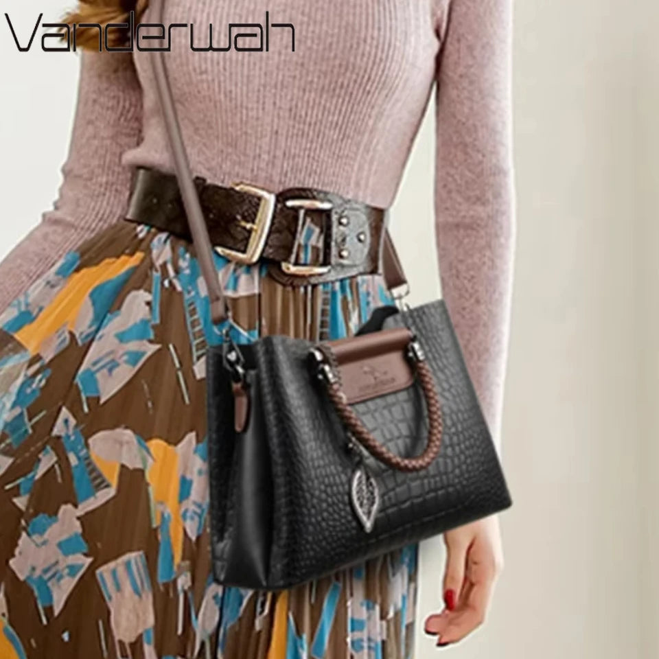 Bonvive | Elegant Leather Handbag – Timeless Style and Durability 