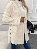 Women's Fleece Hooded Vest – Argyle Pattern