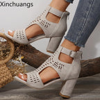 Bonvive | Summer Women's Wedge Sandals – Stylish Open Toe &amp; All-Day Comfort 