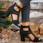 Bonvive | Summer Women's Wedge Sandals – Stylish Open Toe &amp; All-Day Comfort 