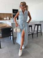 Bonvieve | Summer Denim Dream Dress