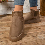 Bonvieve | Warm Winter Boots for Women – Fuzzy Lining, Anti-Slip Thick Sole