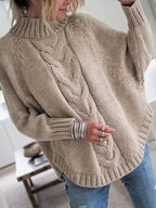 Women's Vintage-inspired Cable Sweater