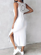 Bonvieve | Summer Dream Dress – Elegant Sleeveless Maxi Dress with Romantic Lace and a Comfortable Fit