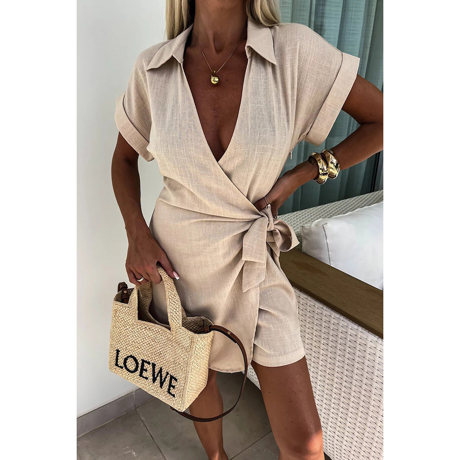 Bonvive | Casual Wrap Dress - Stylish and Comfortable