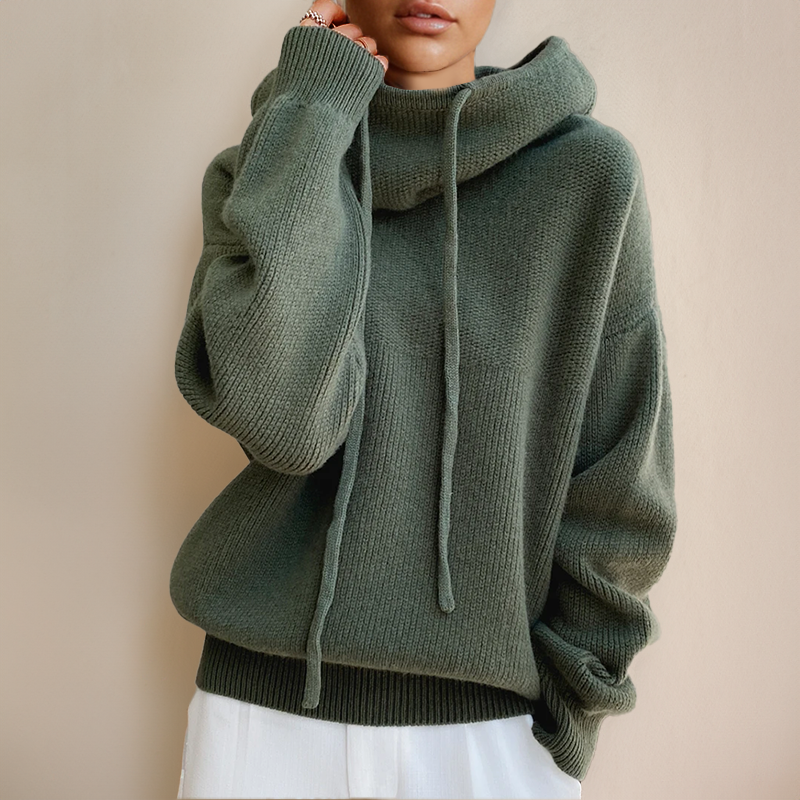 Bonvieve | Stijlvolle Casual Wol Hoodie Pullover