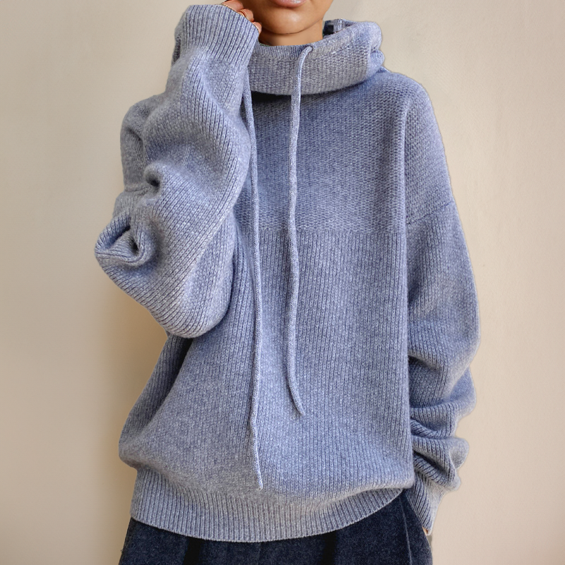 Bonvieve | Stijlvolle Casual Wol Hoodie Pullover